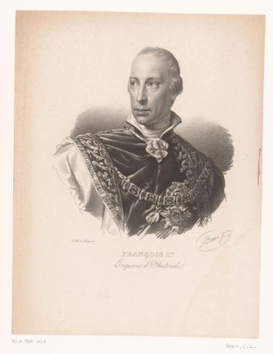 Portrait of Francis II, Holy Roman Emperor as Emperor Francis I of Austria