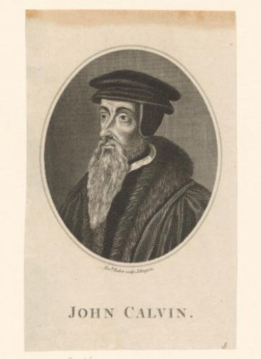 Portrait of John Calvin