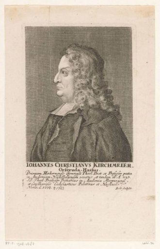 Portrait of Johann Christian Kirchmayer