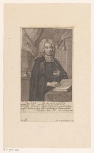 Portrait of Lucas Bacmeister at the age of 50