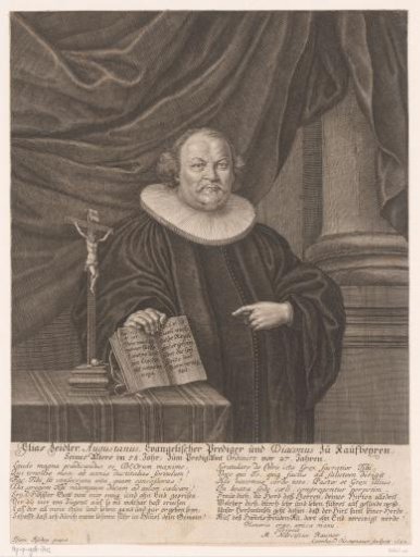 Portrait of Elias Zeidler at the age of 58