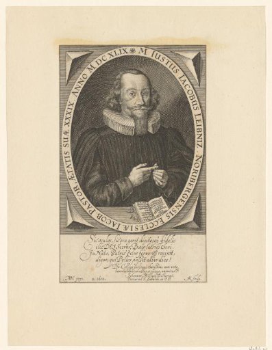 Portrait of Justus Jacob Leibnitz Aged 39