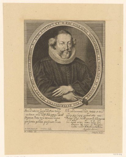 Portrait of Johann Conrad Dannhauer