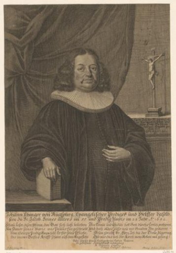 Portrait of Johann Ehinger aged 55