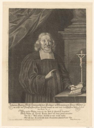 Portrait of Johann Georg Heiss