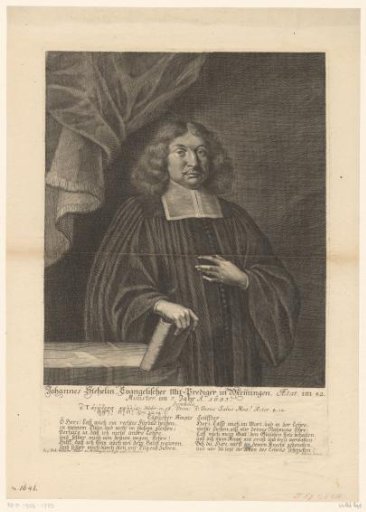Portrait of Johannes Stehelin, aged 42