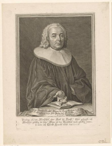 Portrait of Johann Martin Christell