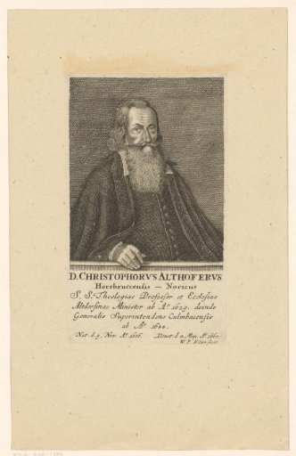 Portrait of Christoph Althofer