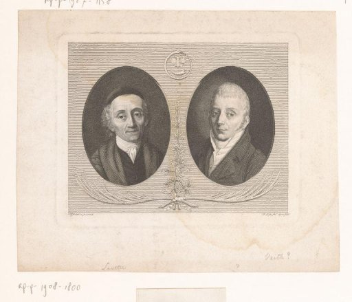 Double portrait of Johann Kaspar Lavater and an unknown man