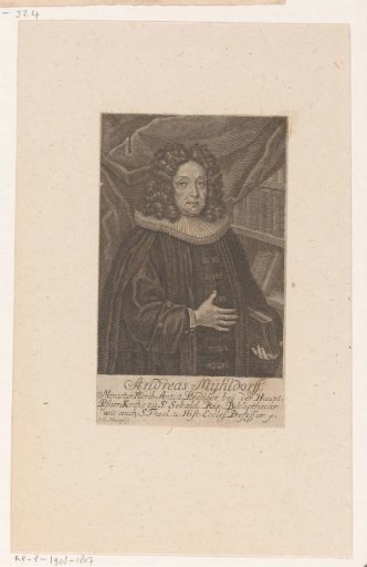 Portrait of Andreas Adam Hochstetter