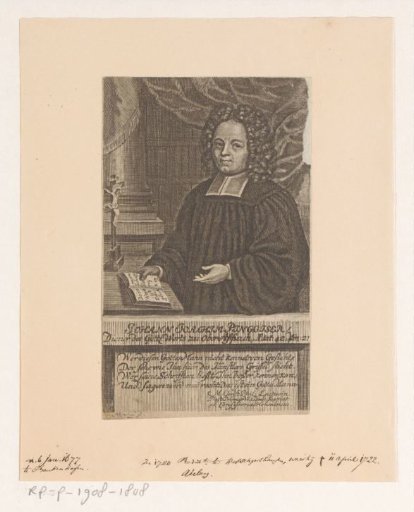 Portrait of Johann Joachim Pinggieser
