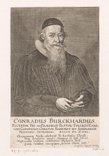 Portrait of Hans Conrad Burkhard at the age of 67