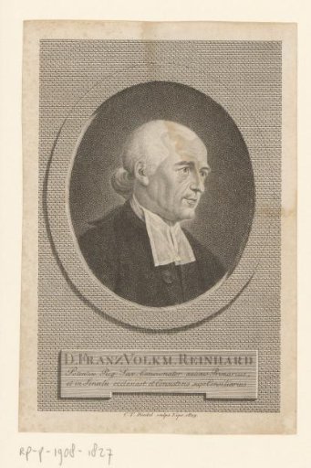 Portrait of Franz Volkmar Reinhard