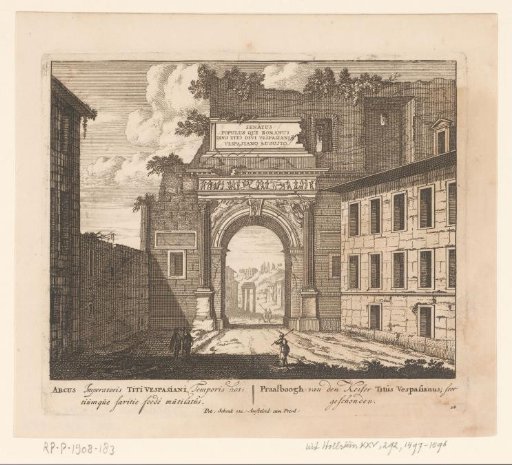 View of the Arch of Titus, Rome
