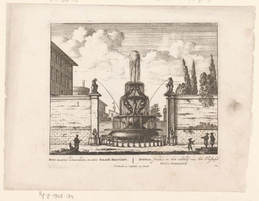 Fountain in the courtyard of the Palace of Bracciano