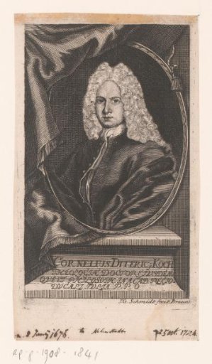 Portrait of Cornelius Dietrich Koch