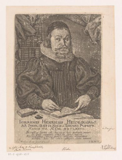Portrait of Johann Heinrich Heidegger