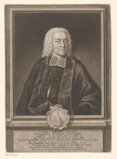 Portrait of Johann Jacob Gembs
