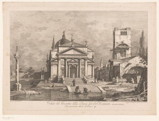 View of the Il Redentore in Venice