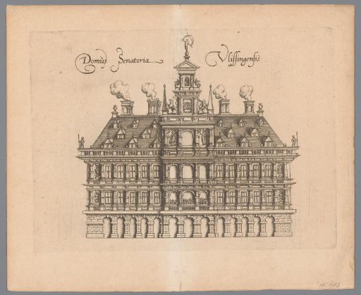 View of the Old Town Hall in Vlissingen