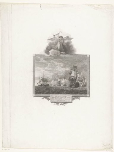 Spragge Drives the Dutch Fleet from the Mouth of the Thames, 1667