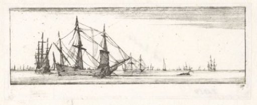 Ships on a calm sea