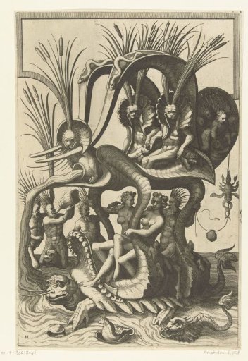 Water Tortoise Carrying a Chariot on Its Back