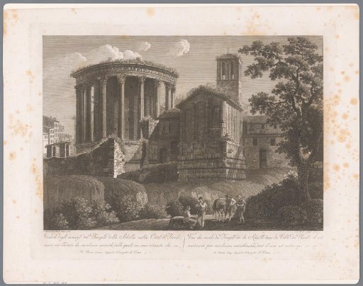 View of the Temple of Vesta