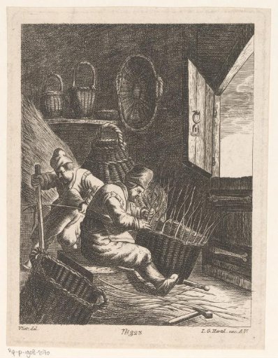 Basket makers in their workshop