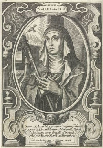 Portrait of Saint Scholastica