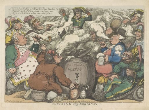 Smoking of the Corsican, 1813