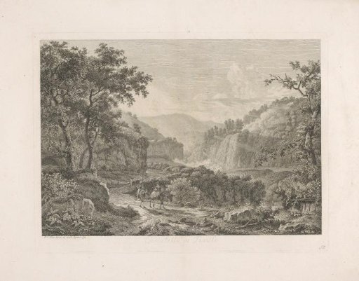 View of the waterfalls of Tivoli