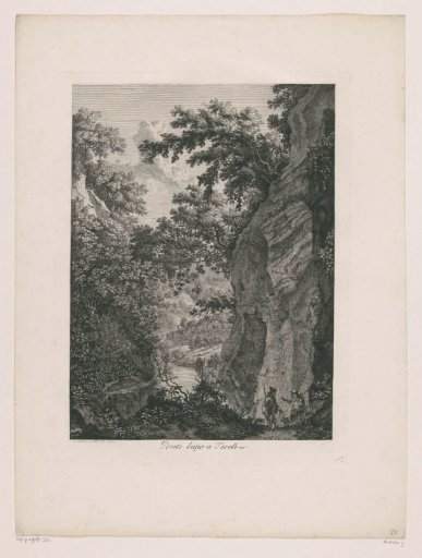 View of the Ponte Lupo near Tivoli