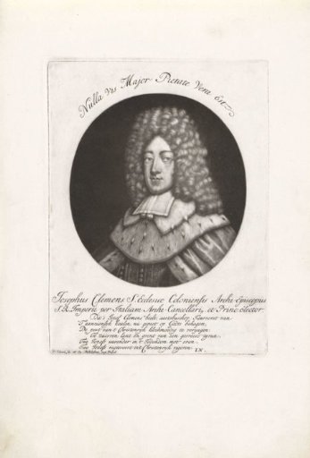 Portrait of Joseph Clemens, Elector and Archbishop of Cologne