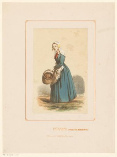 Girl with basket of apples