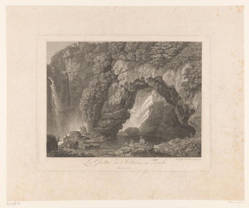 View of the Grotto of Neptune in Tivoli