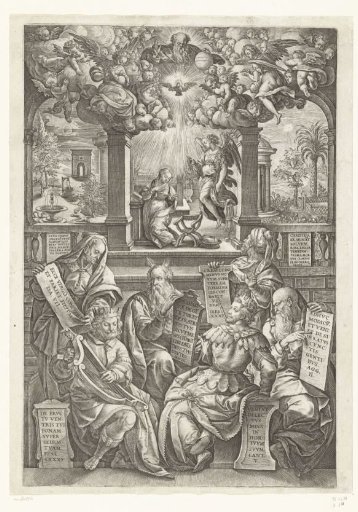 Six Prophets and the Annunciation to Mary