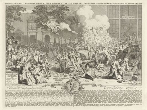 Monument commemorating the folly of the year 1720