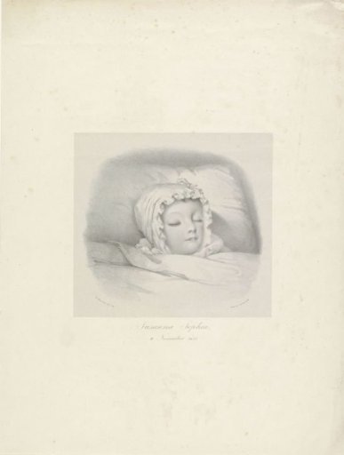 Portrait of Susanna Sophia on Her Deathbed