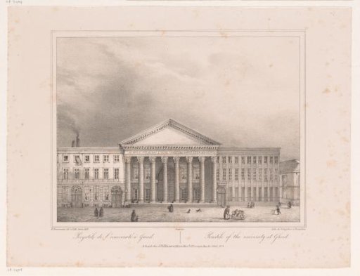 View of Ghent University