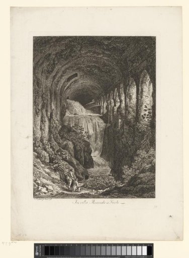 Interior of the ruin of the Villa Mecenate in Tivoli