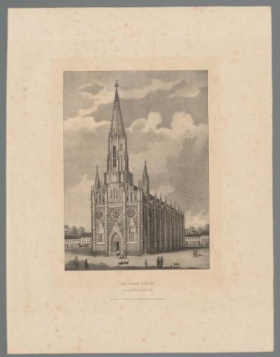 View of the Parish Church in Munich