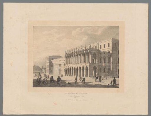 View of the Residenz in Munich