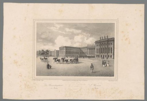 View of the Humboldt University in Berlin