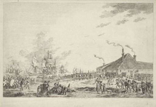 Departure of the English and Russian Troops from Den Helder, 1799