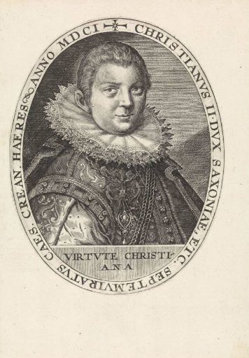 Portrait of Christian II of Saxony