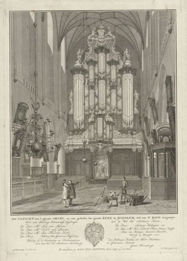 Organ of the St. Bavo's Church in Haarlem