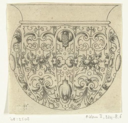 Bowl with Two Bunches of Fruit