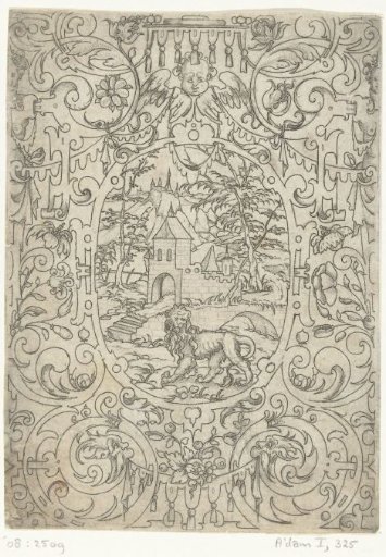 Landscape with a Lion in an Oval