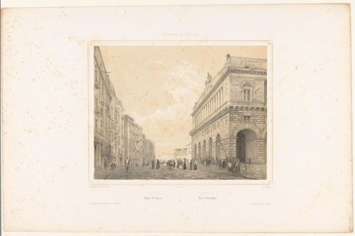 View of the Teatro San Carlo in Naples